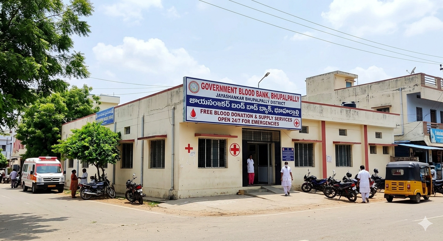 Government Blood Bank, Bhupalpally
